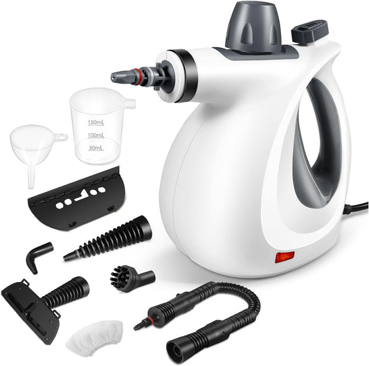 (BUY 1 GET 2 FREE) Portable Multi-Surface Steam Cleaner with 12-Piece Accessory Kit